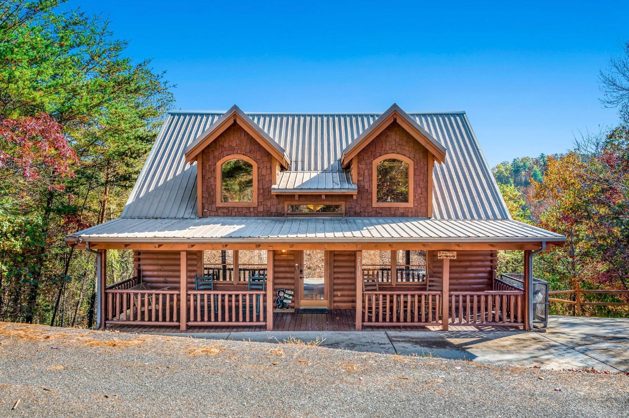 Bearfoot Pines - True Log Cabin - Wi-Fi, Hot Tub, Fishing, Deck With Views! - Mins To Pf เซอเวียร์วีล ภายนอก รูปภาพ