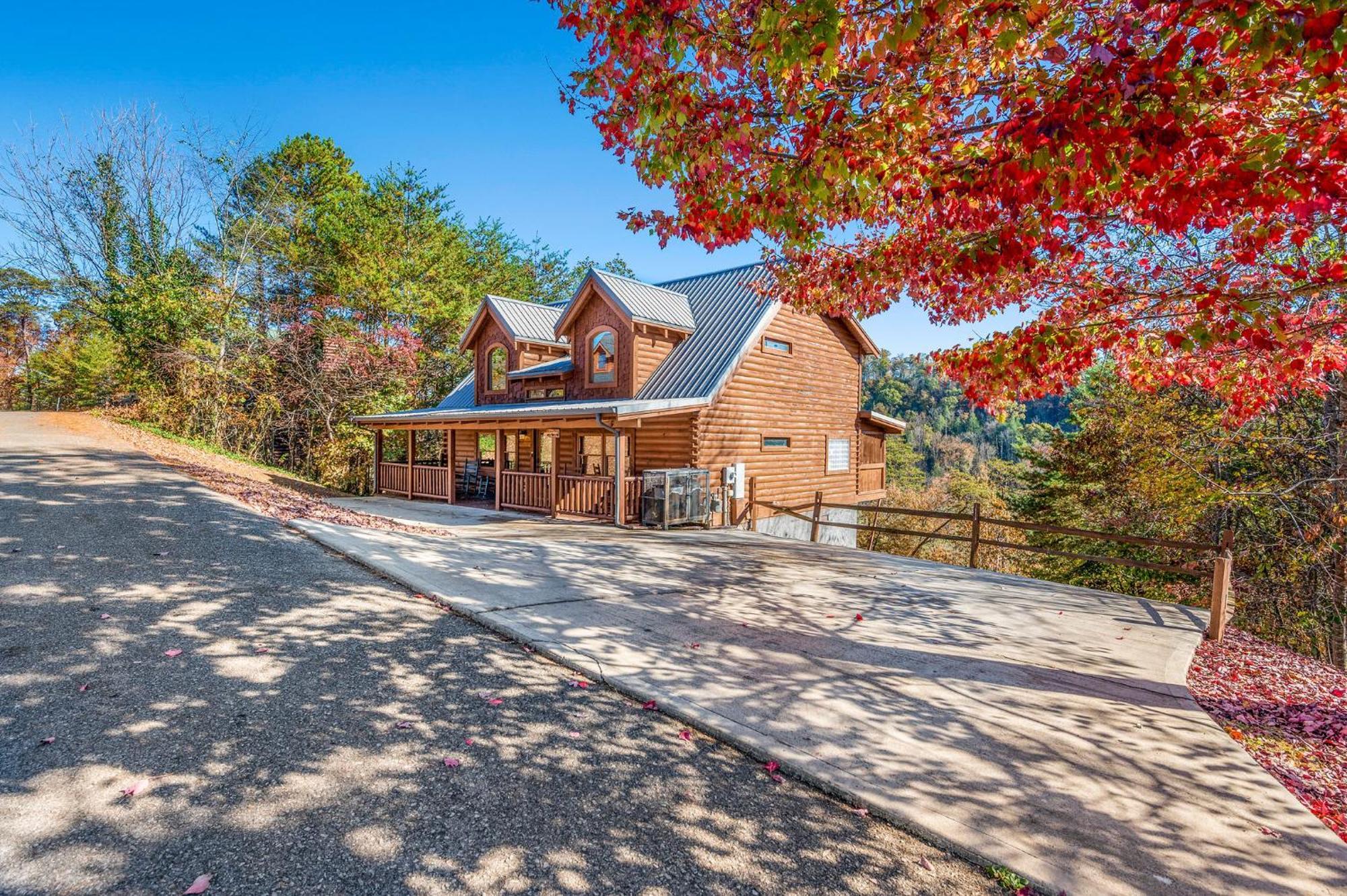 Bearfoot Pines - True Log Cabin - Wi-Fi, Hot Tub, Fishing, Deck With Views! - Mins To Pf เซอเวียร์วีล ภายนอก รูปภาพ