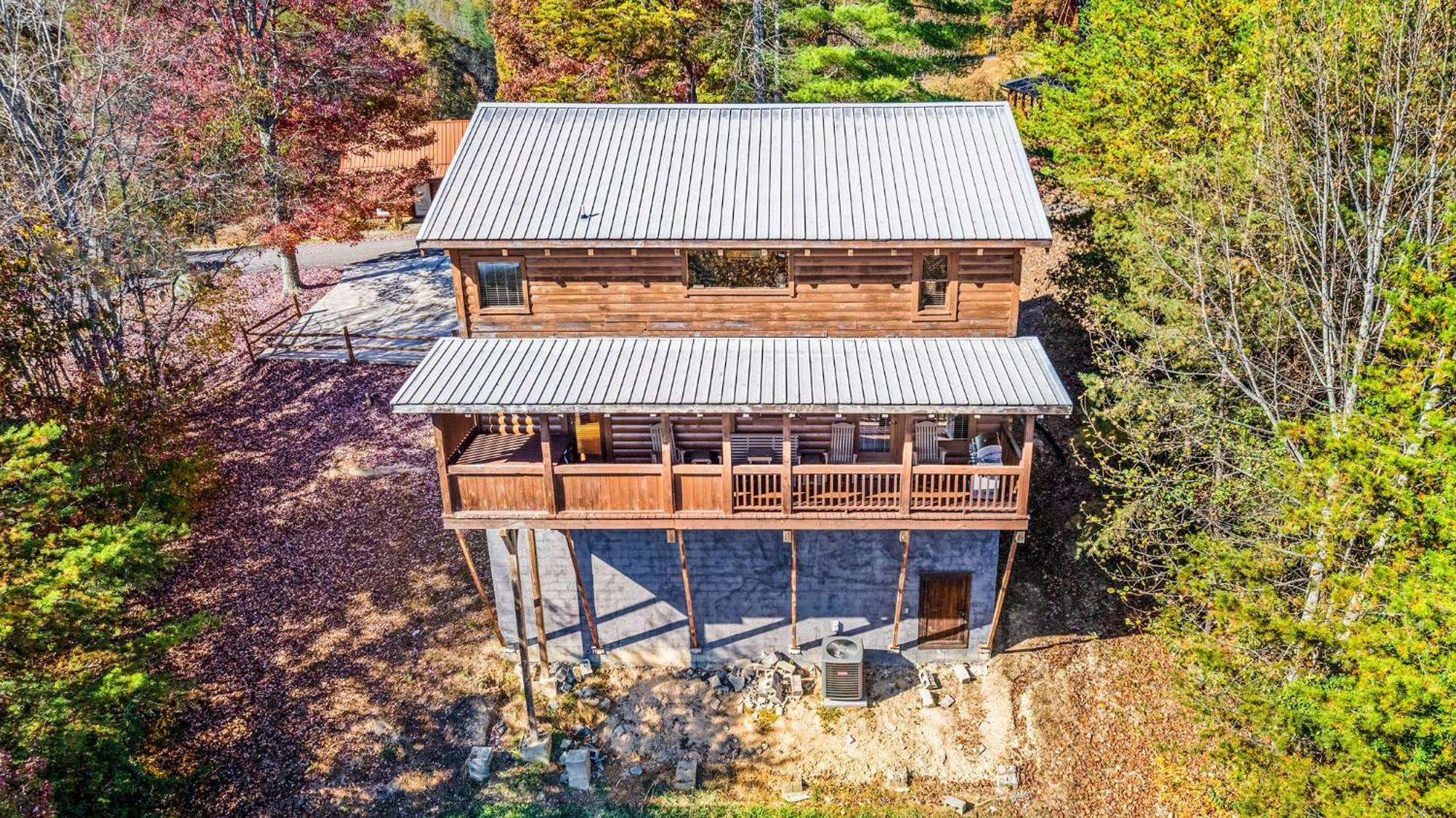 Bearfoot Pines - True Log Cabin - Wi-Fi, Hot Tub, Fishing, Deck With Views! - Mins To Pf เซอเวียร์วีล ภายนอก รูปภาพ