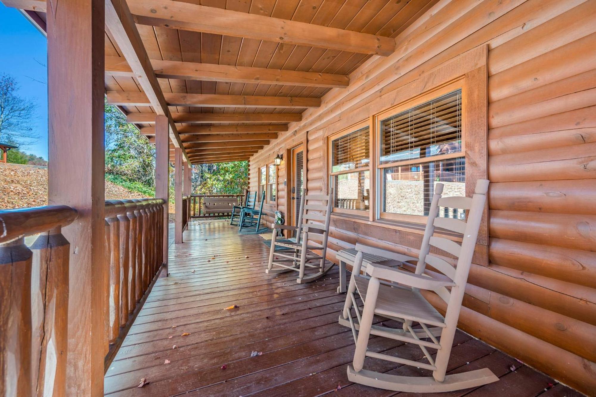 Bearfoot Pines - True Log Cabin - Wi-Fi, Hot Tub, Fishing, Deck With Views! - Mins To Pf เซอเวียร์วีล ภายนอก รูปภาพ